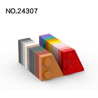 100pcs building Blocks 24307 Wedge, Plate 2x2 Right Collections Bulk Modular GBC Toy per High-Tech MOC Set