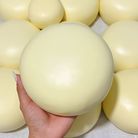 Stress-relieving Extra Large Fluid Ball Squeezy Fun Slow Rebound Malleable Giant Cheese Ball Large Fluid Ball Squeezy