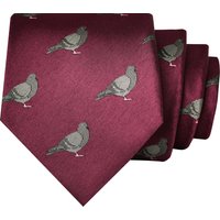 Men's 8-cm solid-color jacquard tie with small floral and animal patterns pigeon Makes a great gift and is per Gift tie