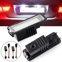 1/2PCS For VW Golf 4 5 6 7 MK7 Polo Passat B6 CC Eos Superb Seat Leon Altea Car Rear LED License Number Plate Light Lamp CANbus