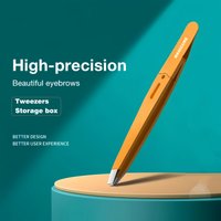 Professional Precision Tweezers for Hair Removal High-Precision Slant Tip with Ergonomic Handle Eyebrow Tweezers Christmas Gift