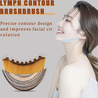 1pcs Lymphatic Contour Face Brush Ergonomically Designed To Fit Sculpting Drainage Massager for Face The Skin Precisely