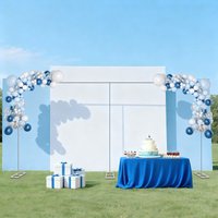 19.69*9.84ft Floorstanding Rectangular Portable Backdrop Display Stand Adjustable, for Parties Wedding Stage Decoration Stand