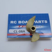 TFL Genuine Parts! TFL Professional 2 Blade 32mm 42mm 48mm CCW 3.18mm /4.76mm aperture 1.9 pitch Copper Propeller for RC boat