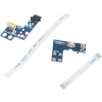 1set Power ON OFF Reset Switch Board With 8pin Flex Ribbon Cable For PS2 70000 90000 Repair Parts Game Accessories