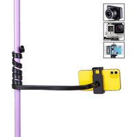 Flexible Gooseneck Arm Mount Holder Stands with 1/4inch Screw for Gopro Hero DJI OSMO SJcam Action Cameras Mobile Phones