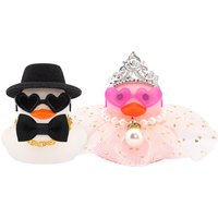 2 Set Wedding Rubber DucksBride Groom Duckies Marriage Rubber DuckMini Couple Ducky for Ceremony Gift