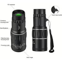 Monoculares HD de telescopio Ipx4 resistente al agua campo de visión de larga distancia, 2026estabilización de imágenes par