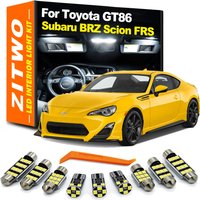 ZITWO 11Pcs Canbus LED Interior Light Bulb Kit For Toyota 86 GT86 Subaru BRZ Scion FR-S FRS 2013- 2015 2016 2017 2018 2019 2020
