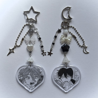 The Japanese manga series "Chainsaw Man," featuring Power and AngelDemon, available as acrylic keychain/bag charm.