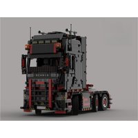 NEW Large RC R 620 city Container Truck and Trailer model DIY creative ideas Technology Child Toy Assembly Puzzle Birthday Gift