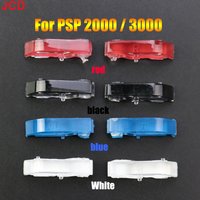 For PSP 2000 3000 Game Console Button LR Key Lift Trigger Button Clear For PSP2000 PSP3000 Left And Right Buttons Replace Parts