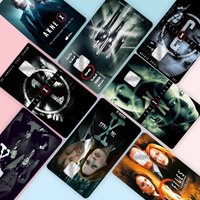 Classic Movie T-The X-Files Anime Cartoon Sticker Film Skin for Credit Card Debit Bank Bus Card