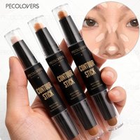 Double-ended Concealer Stick, Facial Contouring Stick, Three-dimensional Face Shape, Covering Blemishes, Facial Cosmetics