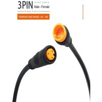 AliExpress NONE 1m Ebike Extension Cable Julet 2Pin/3Pin/4Pin/5Pin/6Pin/8Pin Waterproof Connector Female to Male DIY Electric Bicycle Brake