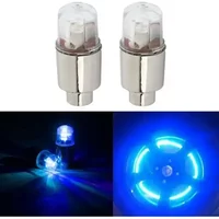 AliExpress Lightweight Alloy Car Valve Wheel Lights Bike Motorcycle 2PCS Auto Accessories Car Wheel Tire Covers LED Light