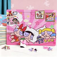 The Powerpuff Girls 30 Piece Mini Cartoon Paper Jigsaw Puzzles Educational Toy Cute Puzzles Kawaii School Rewards Party Gift New