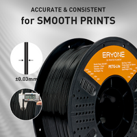 ERYONE 1KG PETG-Lite Filament 1.75mm, Lightweight PETG 3D Printer Filament, High Toughness Low Warping, 1kg Spool