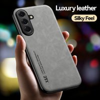 Luxury PU Leather Car Magnetic Case For Samsung Galaxy A57 A56 A37 A17 A36 A55 A16 A35 A26 A25 A54 A53 A34 Leather Protect Cover
