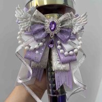 Concert Light Stick Accessories Bows Angel Wings Women's Bow Tie Clips Original Handmade DIY Lolita Bags Clothing Collar Flowers