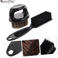 2Pcs/Set Barber Brush and Scalp Scratcher Grooming Tool Kit for Men Soft Bristle Brush for Hairline Cleaner