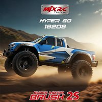 MJX HYPER GO 1:18 Mini Monster 18208 Remote Control Car High Speed Monster Truck, Dual Shell Off Road Vehicle Boy Toy Car RTR