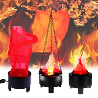 Led Fake Flame Lamp Mini 3D Flickering Fire Flame Light Electronic Night Light EU/US/UK/AU Plug Indoor Decoration for Halloween