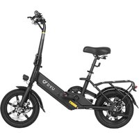 AliExpress NONE DYU C3 Folding ebike 36V7.5AH Battery Electric Bike 250W City Ebike 14 inch tire commuter E-bike