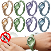 Mosquito Repellent Bracelet Natural Essential Oil Outdoor Camping Mosquito Repellent Insect Control Bracelets for Adults Kids