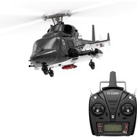 YUXIAGN F02V Airwolf 2.4G 6CH 6G 3D Aerobatic Flight Dual Brushless Motor 1:34 Scale Flybarless RC Helicopter