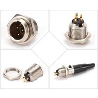 Mini XLR 3 Pin Female Male Plug Small XLR Audio Microphone Connector for MIC Soldering Straight Power Plug A2