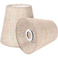 2pcs Cloth Lampshade Replacement Premium Material Gentle Light Eye Friendly Room Decoration Bedside Table Lamps