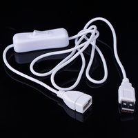 100cm USB Cable Extension Cord With Switch ON/OFF Cable Extension Toggle USB Power Supply Line Durable Adapter Accessories