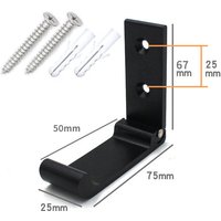 1/4pcs Aluminum Wall Hooks Folding Coat Hooks Heavy Duty Wall Mount Clothes Rack No Rust Invisible Wardrobe Towel Hanger Hooks