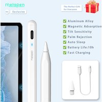 Metapen A8 Stylus Pen For Apple Pencil 2018-2026 with Palm Rejection Tilt for iPad Pencil Pen For iPad 11 A16 Pro 12.9 M4 Mini 6