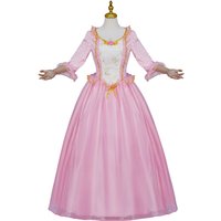 Anneliese Pink Wedding Princess Dress Cosplay Costume Halloween Carnival Party Ball Gown Fancy Women