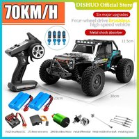 Rc Cars 16103Pro 70km/h or 50km/h with LED 1/16 Brushless Moter 4WD Off Road 4x4 High Speed Drift Monster Truck Kids Toys Gift