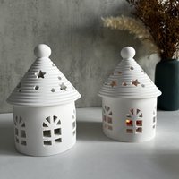 Yurt House Silicone Mould Star House Plaster Decoration Moulds Christmas Home Decoration Ornament Molds