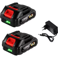 18V Rechargeable Lithium Ion Battery High Capacity with Battery Indicator for Makita Cordless Electric Power Tool Battery EUPlug