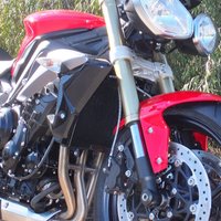 FOR Street Triple R RX 675 RX 675R Radiator Guard 2014 2015 2016 Motorcycle Radiator Grille Guard Protection Cover Radiator Cove