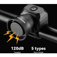 AliExpress NONE Bicycle Horn Mountain Bike Mini USB Charging Waterproof Electronic Bike Bell Riding Equipment Children's Scooter Accessories