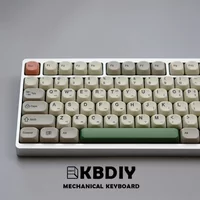 KBDiy 139 Tasten/Set KOA-Profil, koreanische Tastenkappen GMK 9009 für mechanische Tastatur, Tastenkappe, MX-Schalter, individuelle Retro-PBT-Tastenkappe ISO