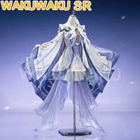 Columbina Cosplay Costume Game Genshin Impact WakuWaku-SR Women Maiden Dress Nod-Krai Christmas Costume Metal Accessories