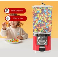 Süßigkeitenspender Spielzeug-Ballautomat mit Ständer Quadratischer Verkaufsautomat Geeignet für 0,5-Euro-Münzen Kinder-Überraschungs-Süßigkeitenautomat