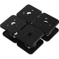 4 Pcs Tissue Box Elastic Holder Automatic Lifting Spring Bathroom Spring. Paper Car Dispenser Plastic Black Office