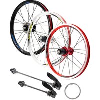 AliExpress chooee 16 Inch Folding Bike Wheelset Front & Rear, Disc Brake/V Brake, Fit Dahon & Litepro & Fnhon Folding Bicycles, Lightweight Alloy