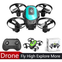XD2 Mini-Taschenspielzeug, absturzsicher, 2,4 G, vierachsiges Flugzeug 360° ° Rotierende rollende Fernbedienung Spielzeug Mini Drohne Geburtstagsgeschenk