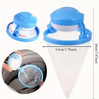 4pcs Washing Machine Pet Hair Remover, Reusable Floating Lint Filter Mesh Bag, Laundry Hair Removal Pet Fur Filtration Collector