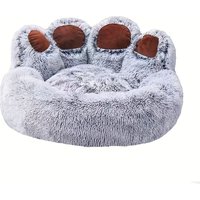 New Creative and Cute Long-Haired Palm-Shaped Dog and Cat Bed, Temperature-Locking and Warm-Keeping, Suitable for All Seasons