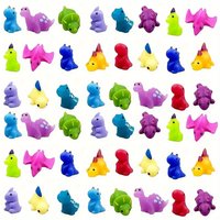 1-24pcs Dinosaur Kawaii Squishies Mochi Squishy Toys Stress Relief Toys for Kids Boys Girls Animals Party Favors Birthday Gifts
